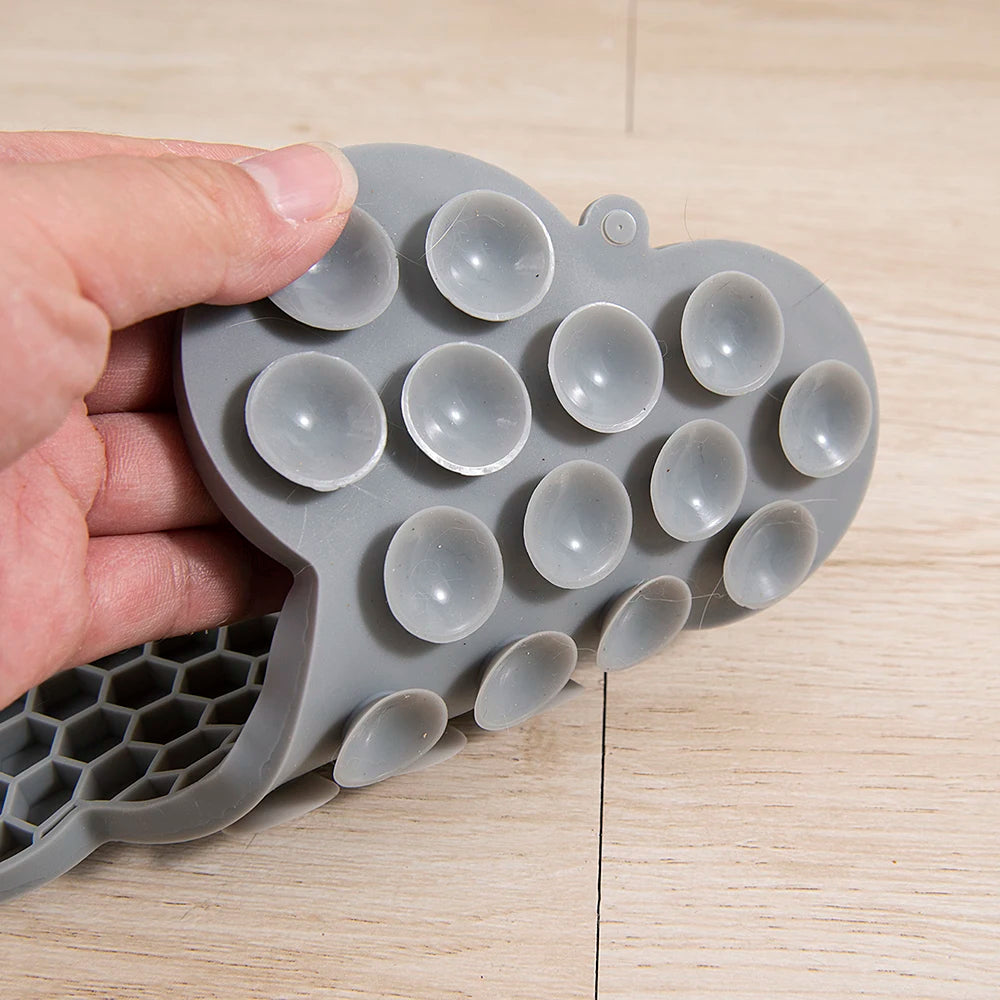 Silicone Dog Lick Mat (Bone Shape)