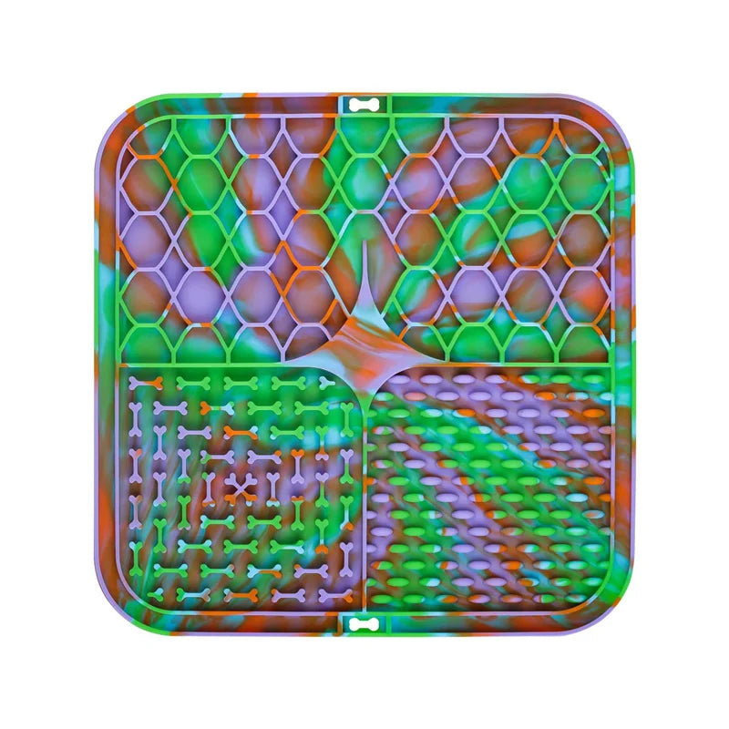 Silicone Pet Lick Mat (Slow Feeder)