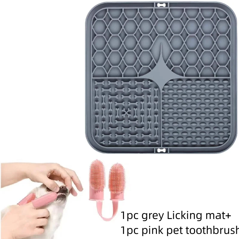 Silicone Pet Lick Mat (Slow Feeder)
