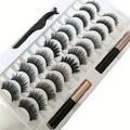Magnetic Lashes & Eyeliner Set (12 Pairs)