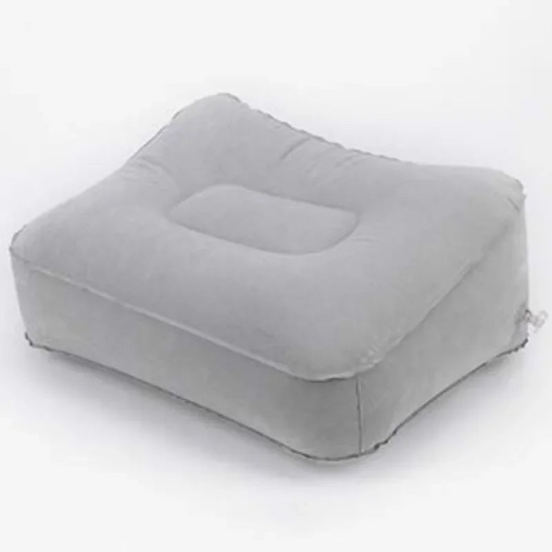 Inflatable Airplane Footrest Pillow