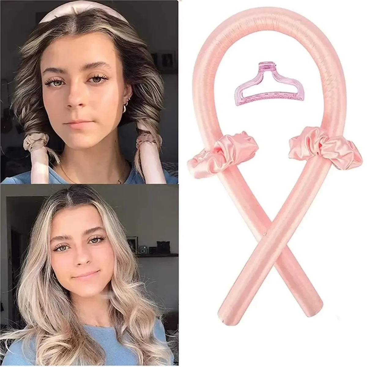 Heatless Curl Silk Ribbon Set