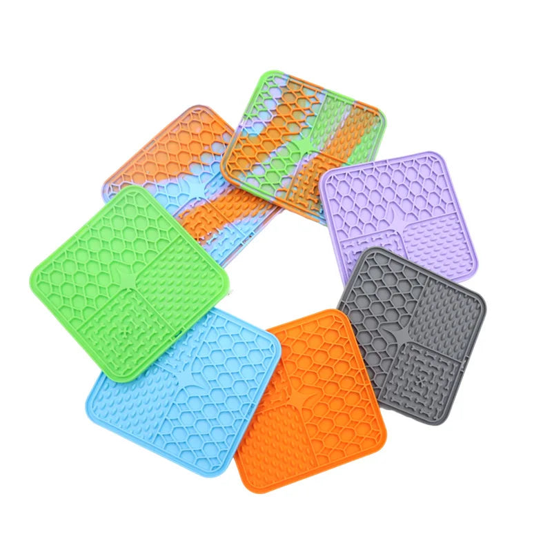 Silicone Pet Lick Mat (Slow Feeder)