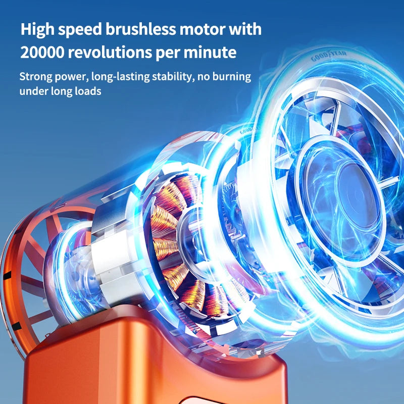 Rechargeable Handheld Turbo Fan