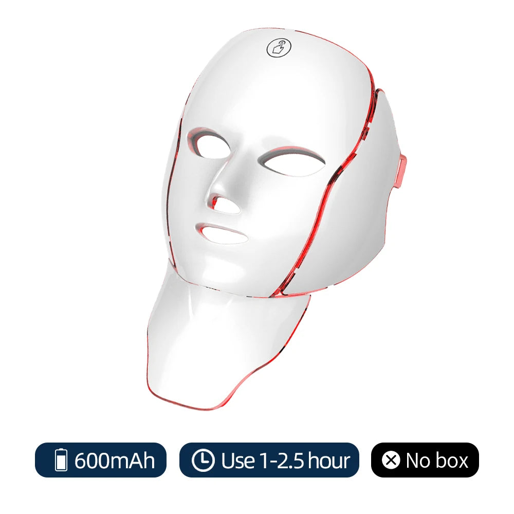 7-Color LED Light Therapy Face Mask