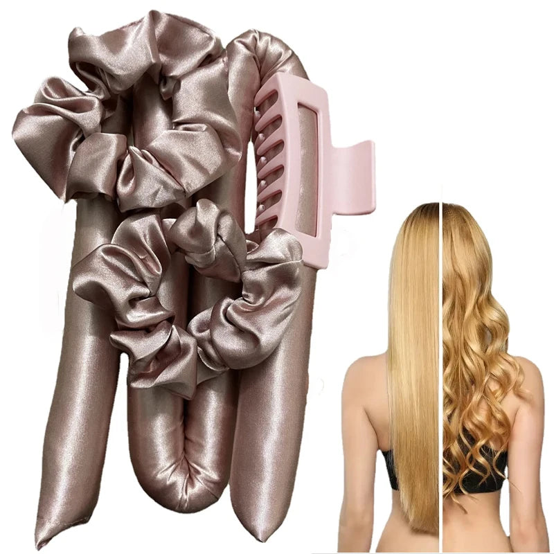 Silk Heatless Hair Curler Set
