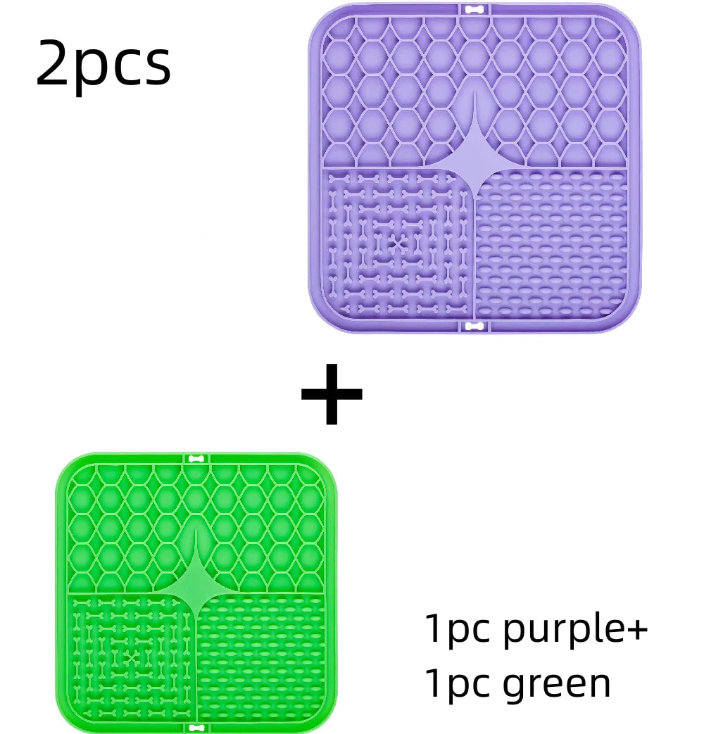 Silicone Pet Lick Mat (Slow Feeder)