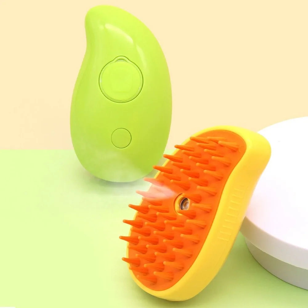 3-in-1 Steamy Pet Grooming Brush