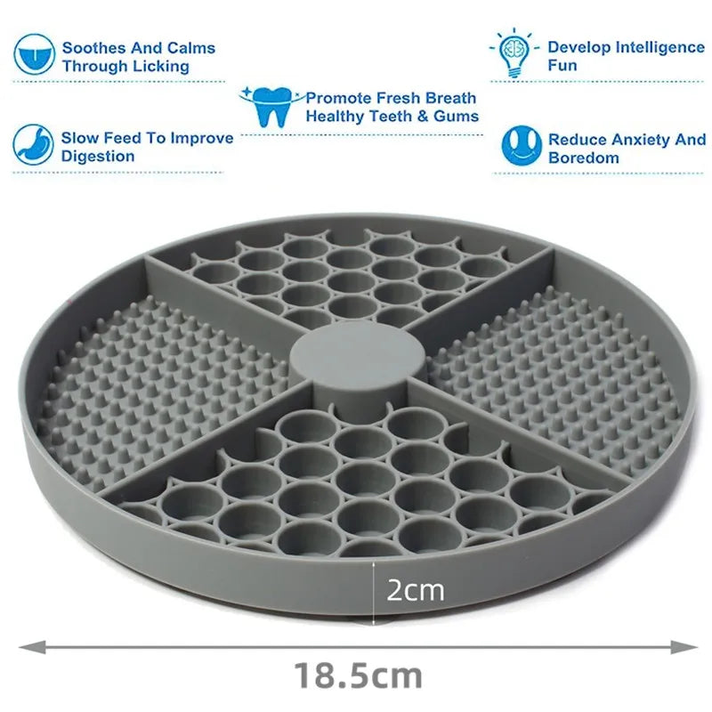 Silicone Lick Mat with Suction Cup
