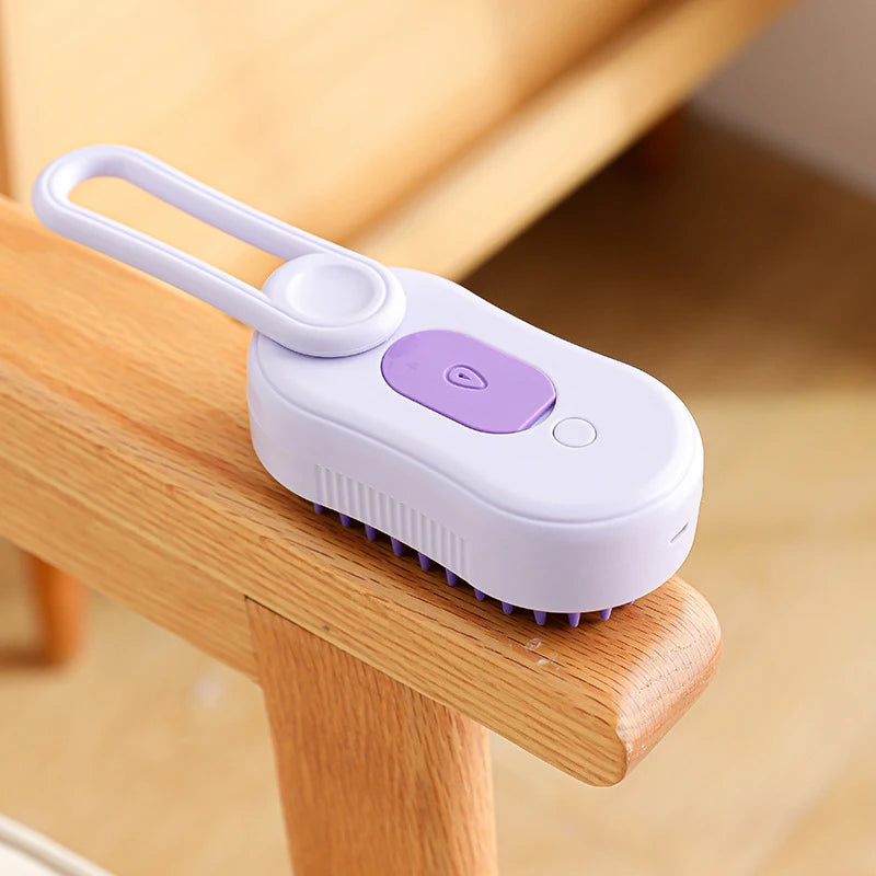 Electric Steam Grooming Brush (3-in-1)