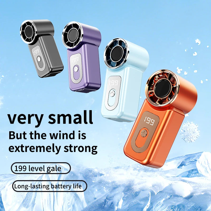 Rechargeable Handheld Turbo Fan