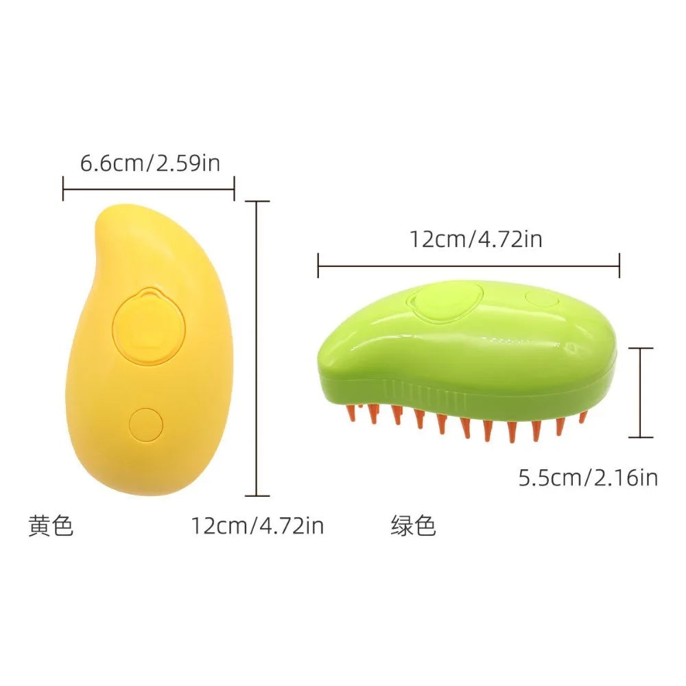 3-in-1 Steamy Pet Grooming Brush