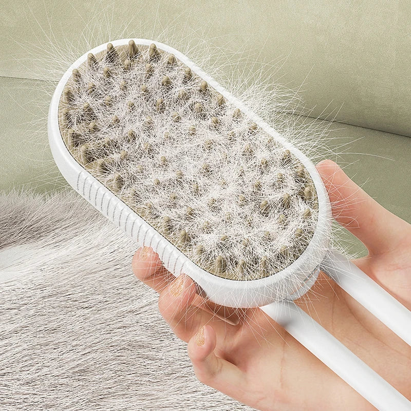 Electric Steam Grooming Brush (3-in-1)