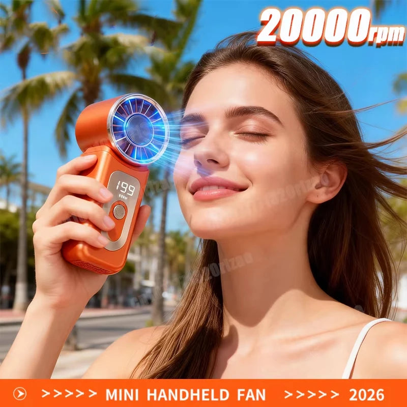 Rechargeable Handheld Turbo Fan