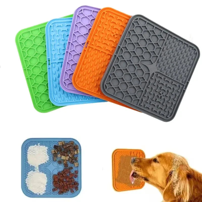 Silicone Pet Lick Mat (Slow Feeder)