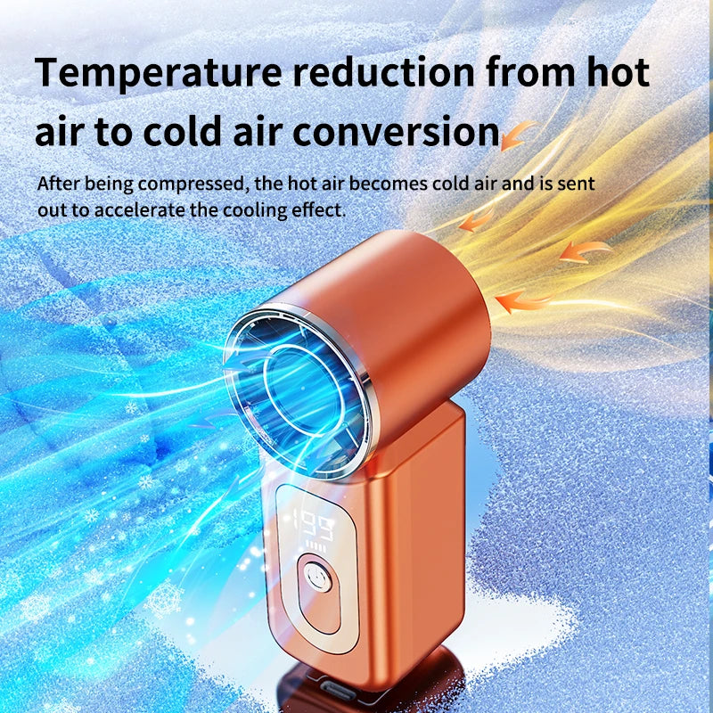 Rechargeable Handheld Turbo Fan