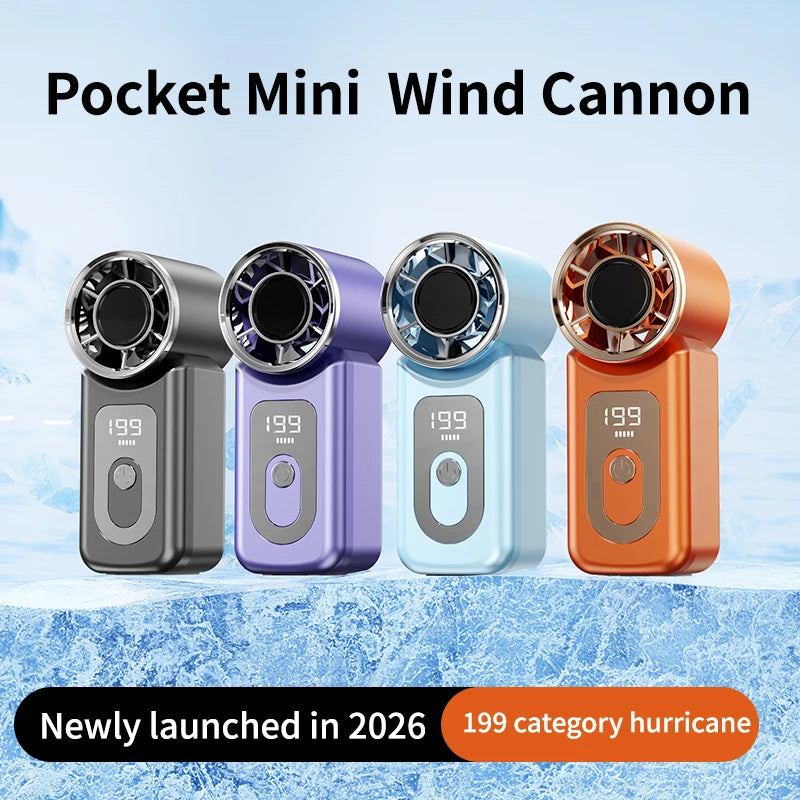 Rechargeable Handheld Turbo Fan