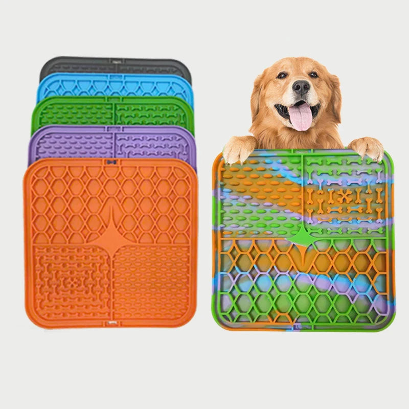 Silicone Pet Lick Mat (Slow Feeder)