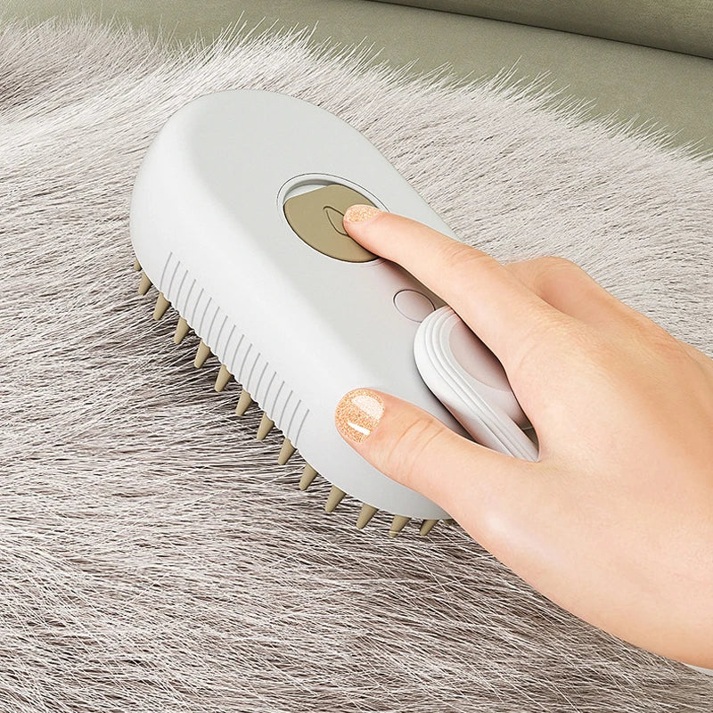 Electric Steam Grooming Brush (3-in-1)
