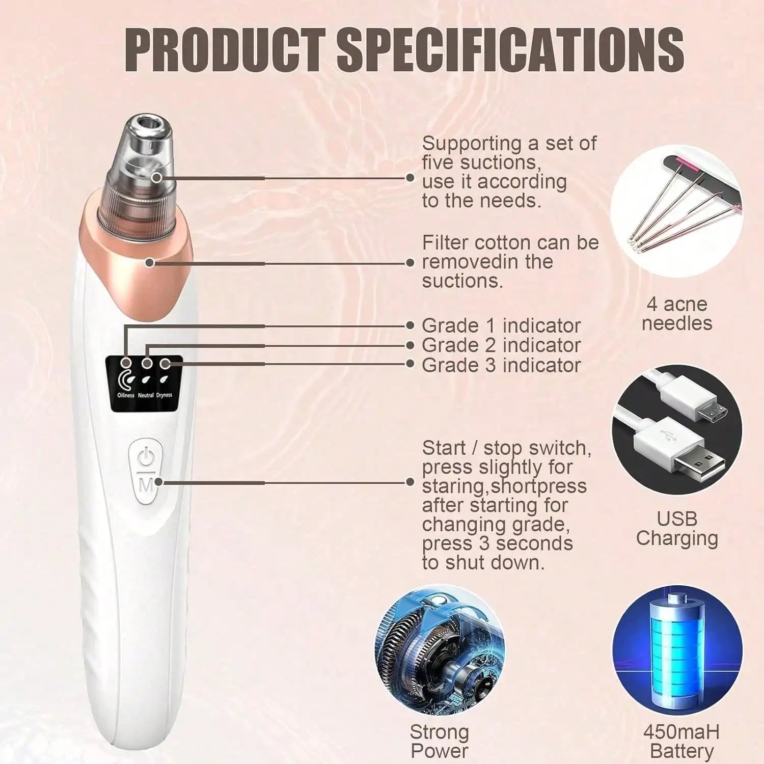 Blackhead Remover Pore Vacuum