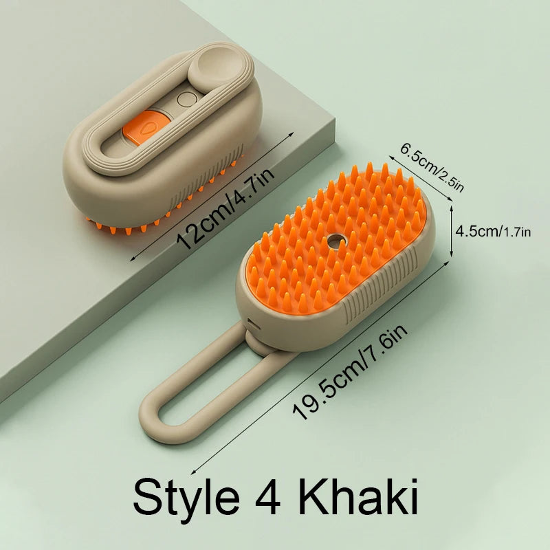 Electric Steam Grooming Brush (3-in-1)