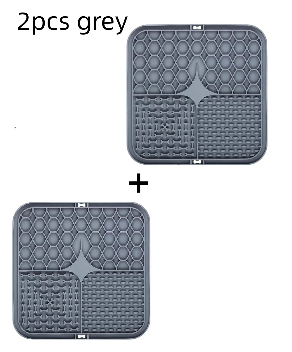 Silicone Pet Lick Mat (Slow Feeder)