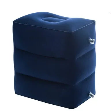 Inflatable Airplane Footrest Pillow