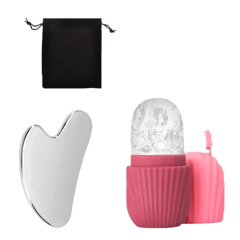 Ice Roller & Gua Sha Set