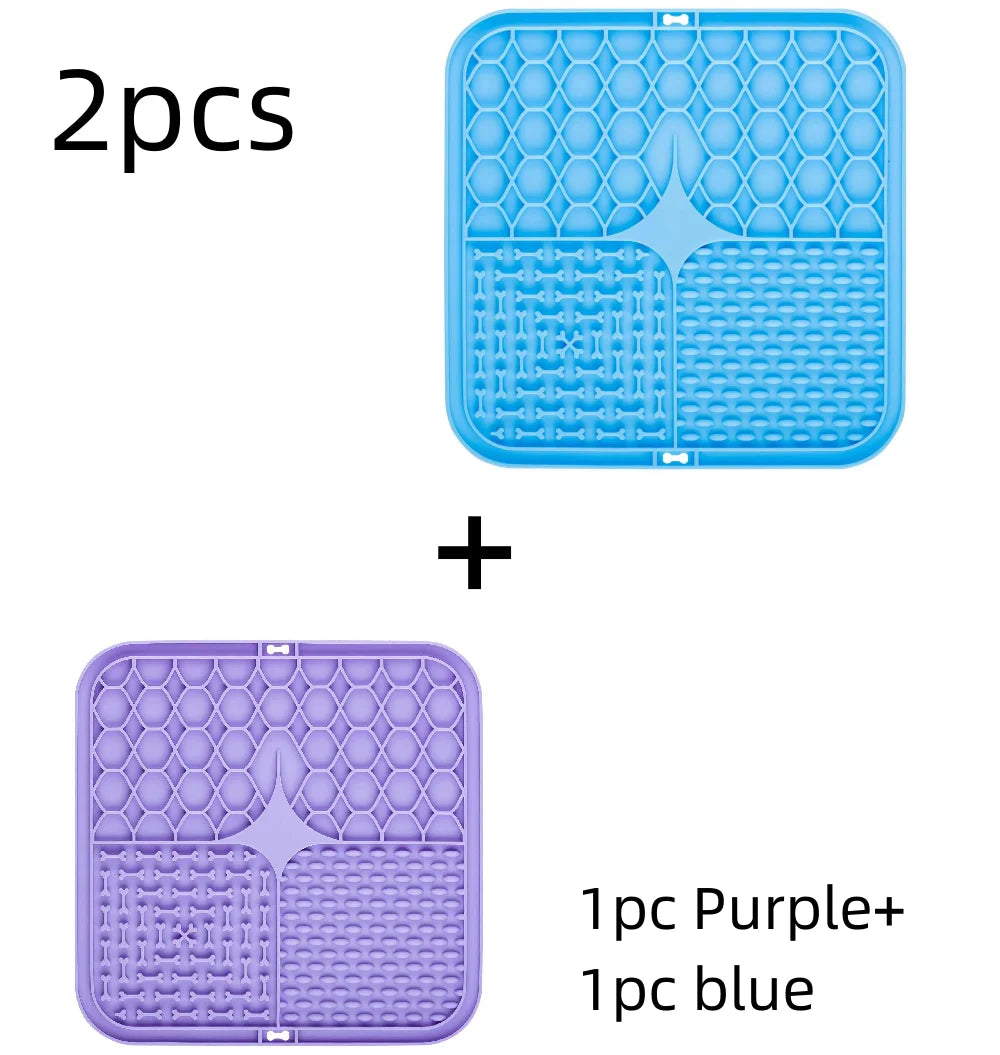 Silicone Pet Lick Mat (Slow Feeder)